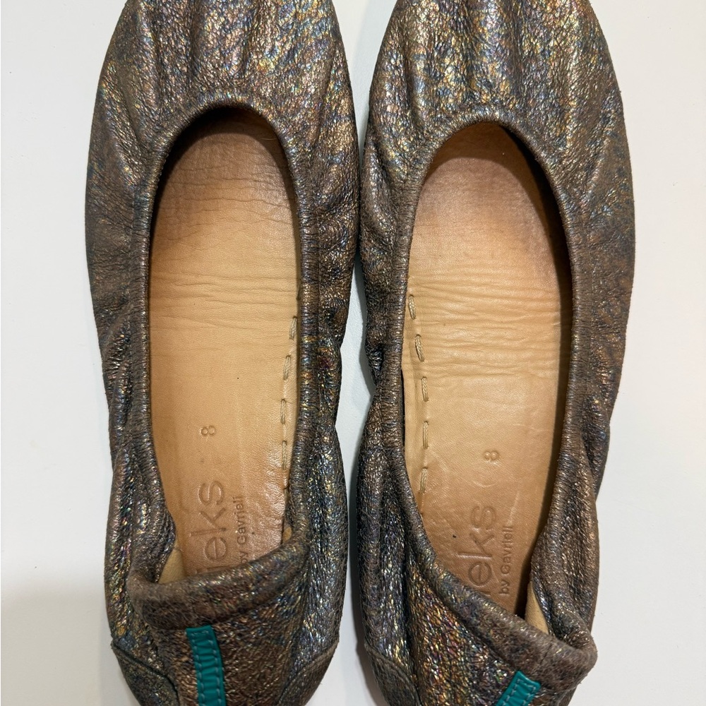 Tieks Iridescent Brown Ballet Flats